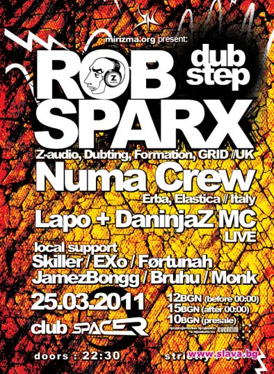 MIRIZMA представя визионерите на дъбстеп сцената Rob Sparx и Numa Crew