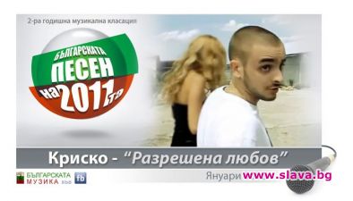 Хит на Криско печели Българска песен на 2011