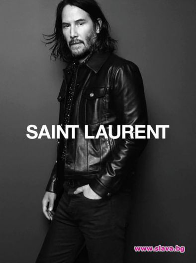 Киану Рийвс е новото лице на Saint Laurent