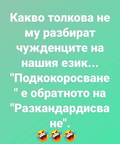 Смях: Какво толкова не му разбират чужденците на нашия език...